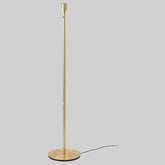 SKAFTET Floor lamp base, brass-colour